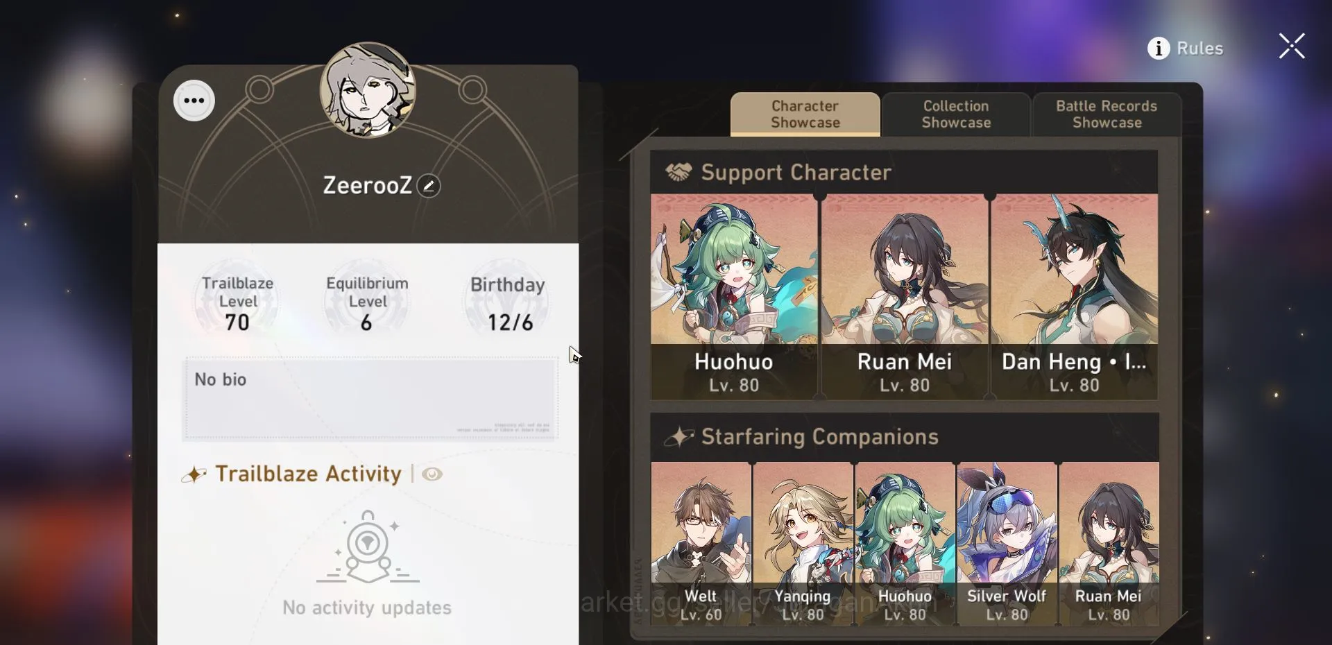 Honkai Star Rail Accounts ASIA [TL70] 11 Limited (Feixiao, Firefly, SW+Sign, image 2