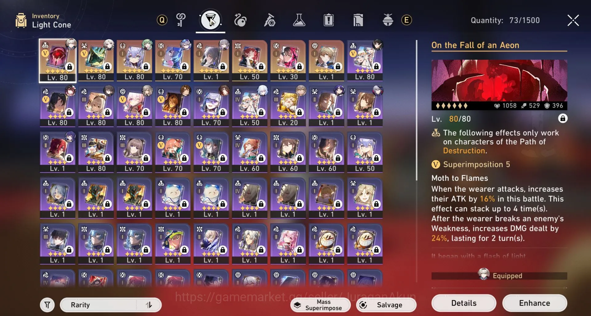Honkai Star Rail Accounts ASIA [TL70] 11 Limited (Feixiao, Firefly, SW+Sign, image 8