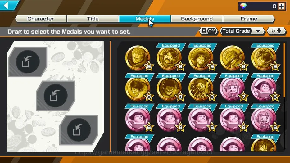 One Piece Bounty Rush Accounts Starter Global |3 META EX|Seraphim S-Snake,Daimyo of Kuri Kozuki Oden,Blackbeard Pirates 4