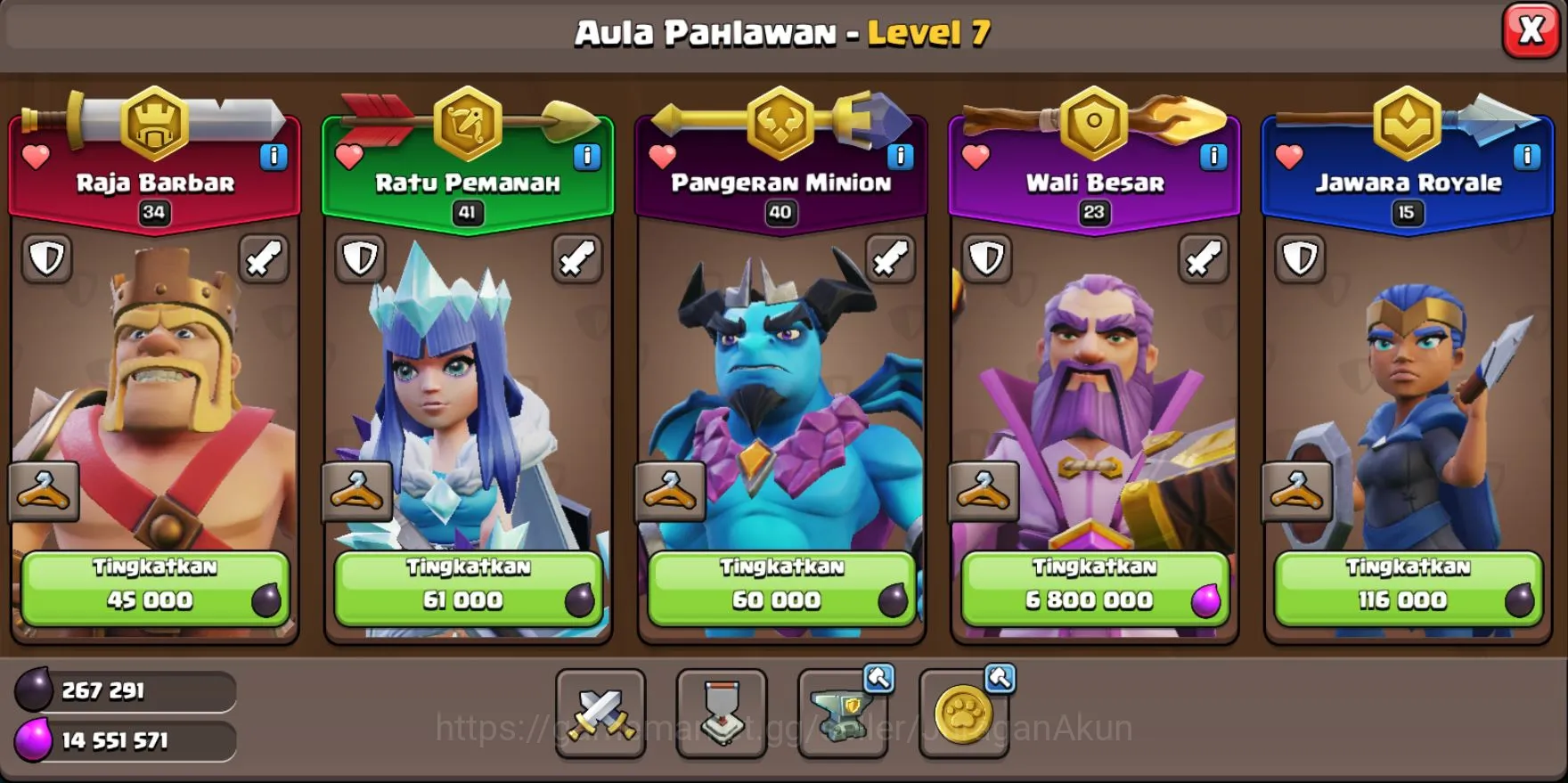 Clash of Clans Accounts Mid-Tier TH 14 Thropy 2994| BK34 - AQ41 - GW23 - MP40 - RC18 | Supercell ID | Take Email | Check SS 3