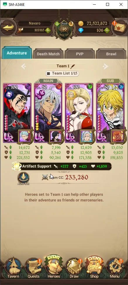The Seven Deadly Sins: Grand Cross Accounts GLOBAL|2M CC|1 LR + 5 UR + 106 Gems (Elizabeth,ODK image 4