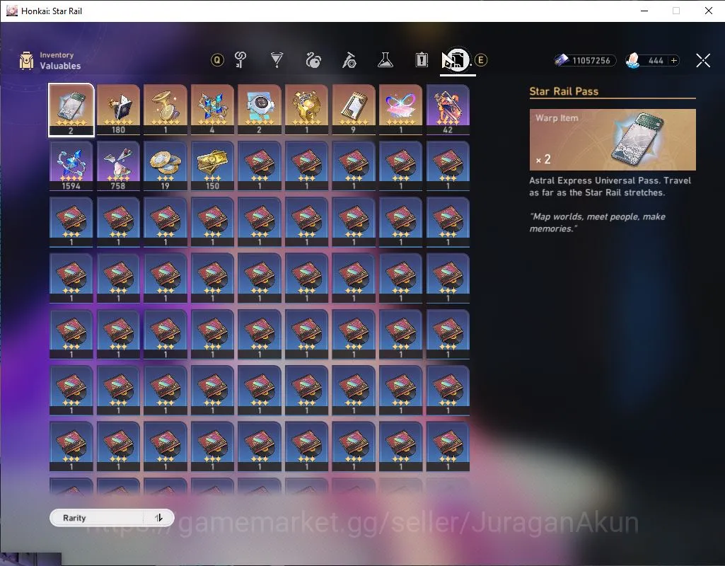 Honkai Star Rail Accounts Mid Game ASIA|TL 63| 5 Limited |Cyrene+Sign,Evernight+Sign,Ruan Mei,Dante,Archer|Mc 4