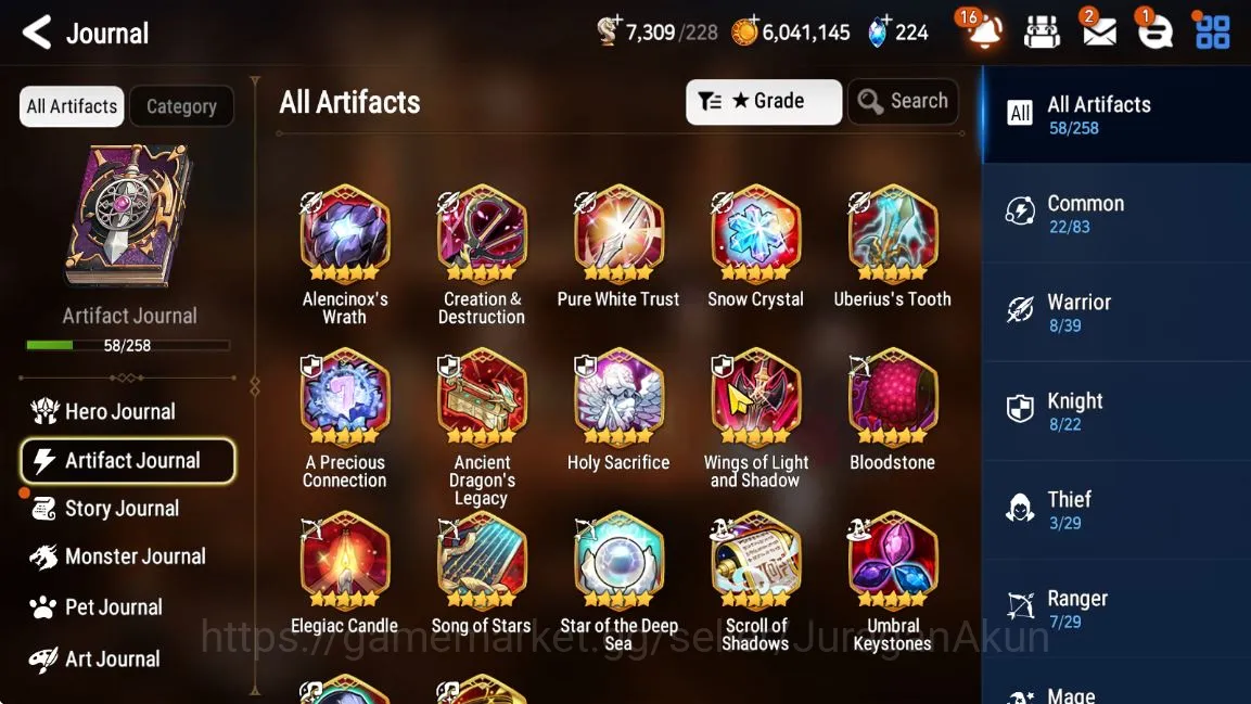 Epic Seven Accounts Mid-Tier Global Unverif|Best Starter|4 ML(DK Sharun,Har setti,CCharles,JudgeKise)Limited Festive 3