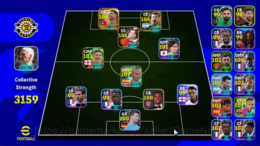 eFootball Accounts Legends & Iconic Players Android|Big Time Critiano Ronaldo '26|Epic Thiago Alcantara,Wayne Rooney,Sergio 1