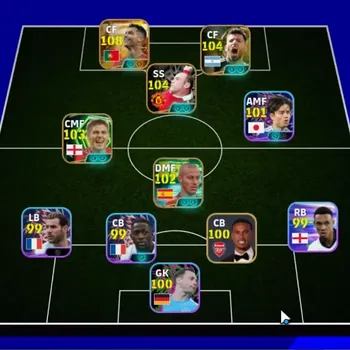 eFootball Accounts Legends & Iconic Players Android|Big Time Critiano Ronaldo '26|Epic Thiago Alcantara,Wayne Rooney,Sergio
