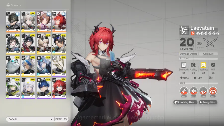 Arknights: Endfield Accounts ASIA | Lv 3| Starter Laevatain | MC Male | AKE188B 2