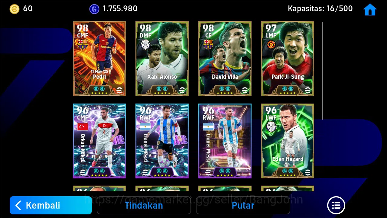 eFootball Accounts Android Power 3153 | david villa blitz | pedri big image 4