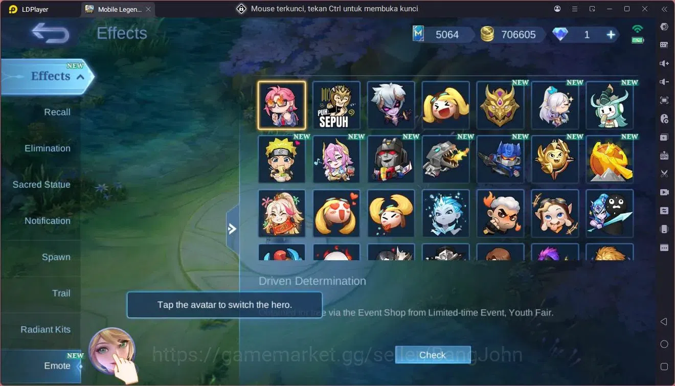 Mobile Legends: Bang Bang Accounts GLOBAL Hero 132 Skin 313|Legend franco|Prime YZ|Na image 12