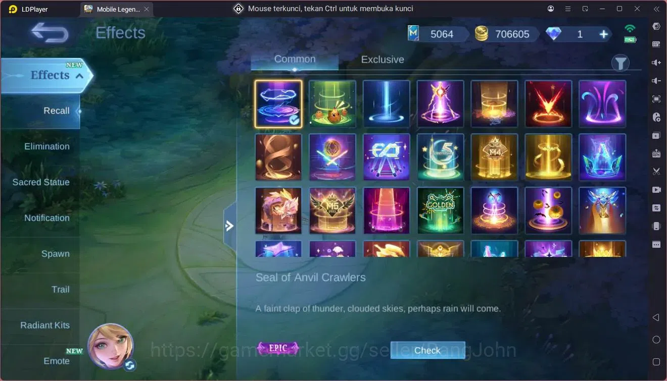 Mobile Legends: Bang Bang Accounts GLOBAL Hero 132 Skin 313|Legend franco|Prime YZ|Na image 13
