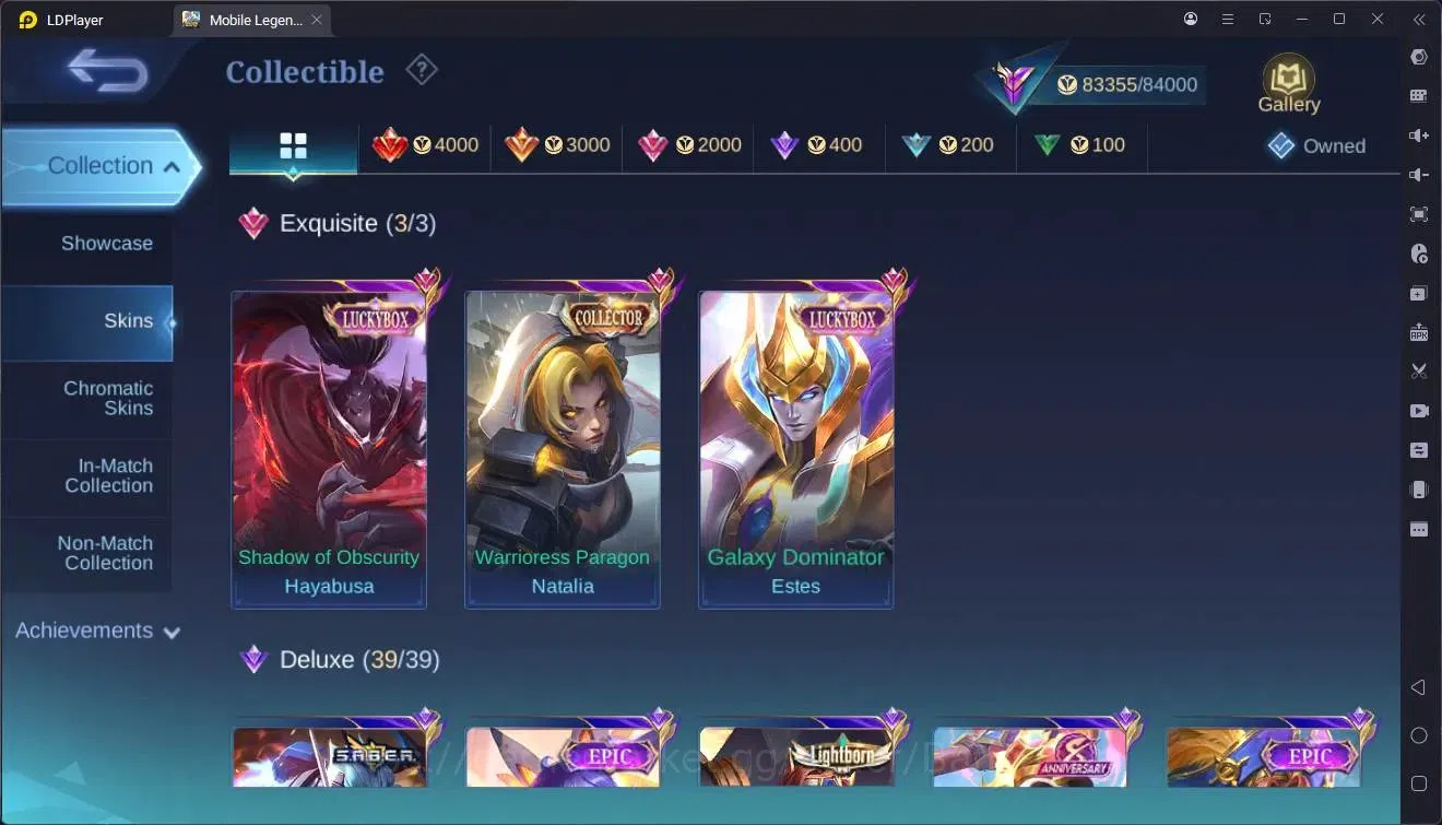 Mobile Legends: Bang Bang Accounts GLOBAL Hero 132 Skin 313|Legend franco|Prime YZ|Na image 9