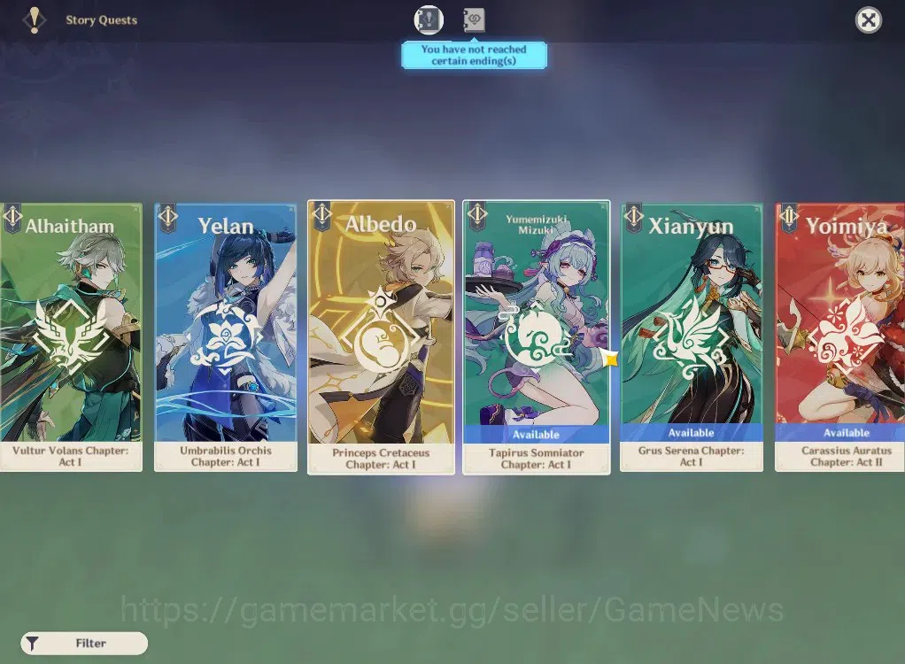 Genshin Impact Accounts ASIA |AR 55| 5 Limited +29(*4Character) |Furina,Cy image 12