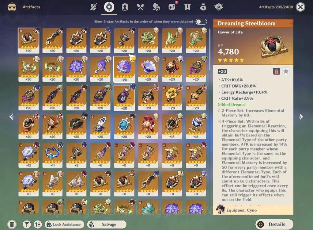 Genshin Impact Accounts ASIA |AR 55| 5 Limited +29(*4Character) |Furina,Cy image 5
