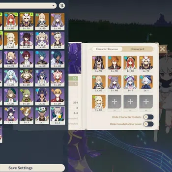 Genshin Impact Mid Game ASIA |AR 55| 5 Limited +29(*4Character) |Furina,Cy image 1