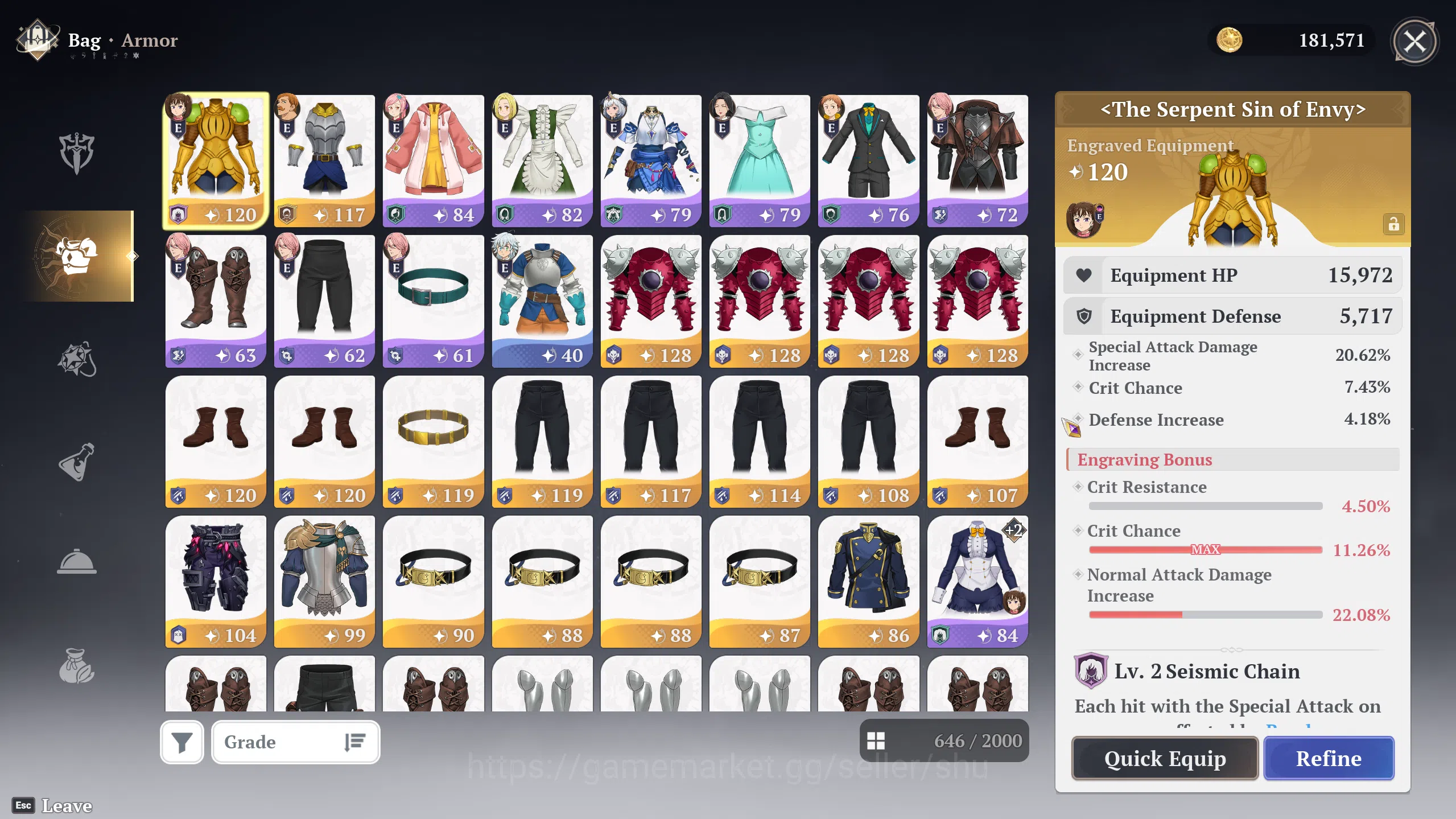 The Seven Deadly Sins: Origin Accounts EU|Lvl 43|53k Star Fragment|7 SSR|EscanorP4,Mannie image 6
