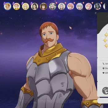 The Seven Deadly Sins: Origin Accounts EU|Lvl 43|53k Star Fragment|7 SSR|EscanorP4,Mannie image 1
