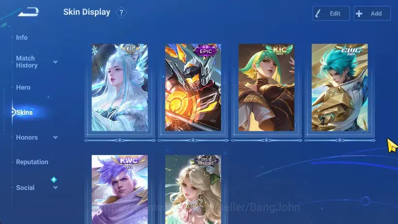 Honor of Kings Accounts Global| 112H 282S |2 Mythic Lubu, Stone |AOT Eren, image 17