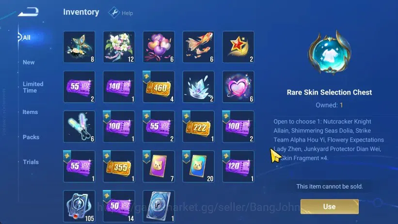 Honor of Kings Accounts Global| 112H 282S |2 Mythic Lubu, Stone |AOT Eren, image 2