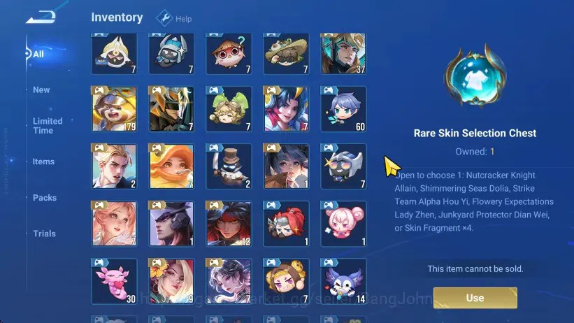 Honor of Kings Accounts Global| 112H 282S |2 Mythic Lubu, Stone |AOT Eren, image 5