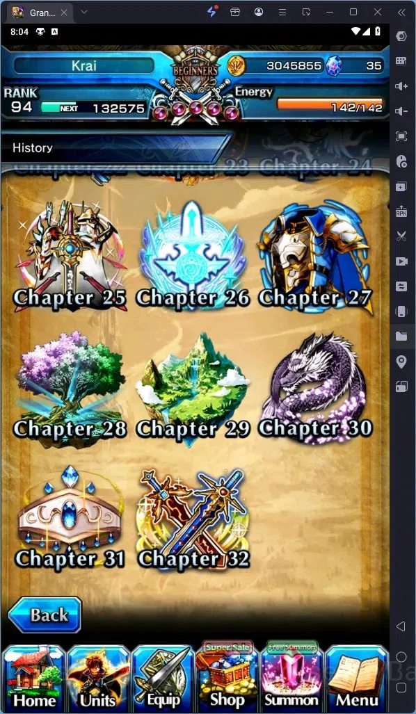 Grand Summoners Accounts Global | Rank 94 |UltinatePaladinRoy Lv,120TW,Houk image 14