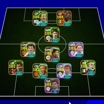 eFootball Accounts Legends & Iconic Players Android|Power 3202|24 Epic Johan Cruyff,Fabio Cannavaro,Diego Forlan,Bryan