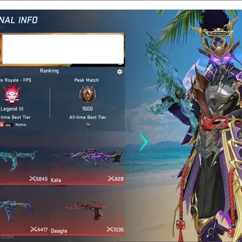 Blood Strike Accounts Collab Skin ASIA|1 EVO:Fal|4 Eternal Weapon|5 Eternal Striker(3 Collab)|2 Ultra Melee|4 Collab