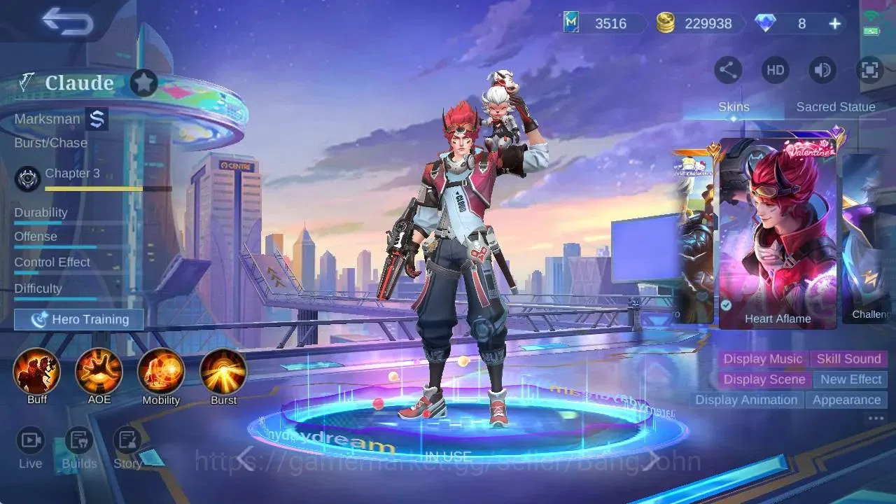 Mobile Legends: Bang Bang Accounts Global|Hero 106|Skin 219|Renowned|CC Natalia|KOF K image 10