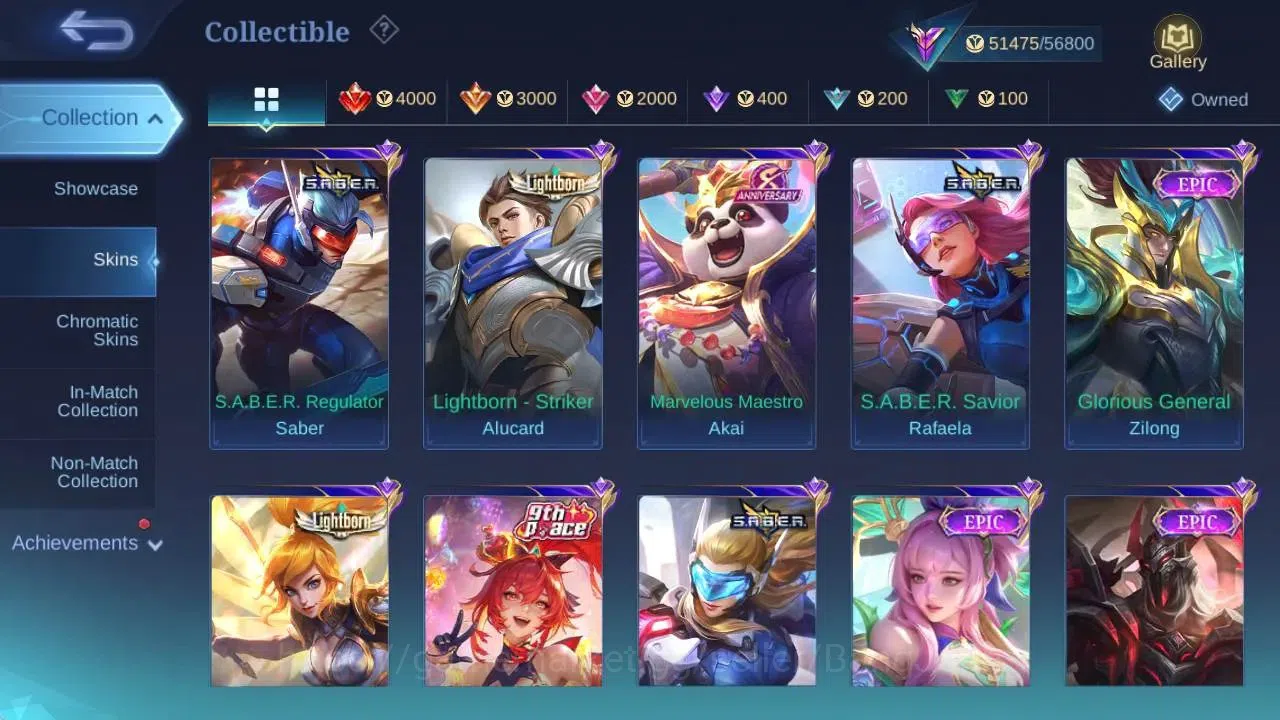 Mobile Legends: Bang Bang Accounts Global|Hero 106|Skin 219|Renowned|CC Natalia|KOF K image 16