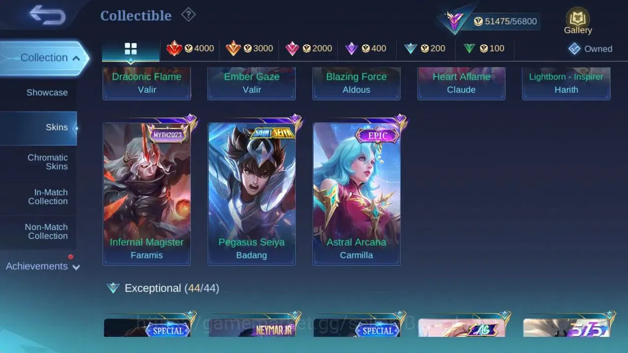 Mobile Legends: Bang Bang Accounts Global|Hero 106|Skin 219|Renowned|CC Natalia|KOF K image 19