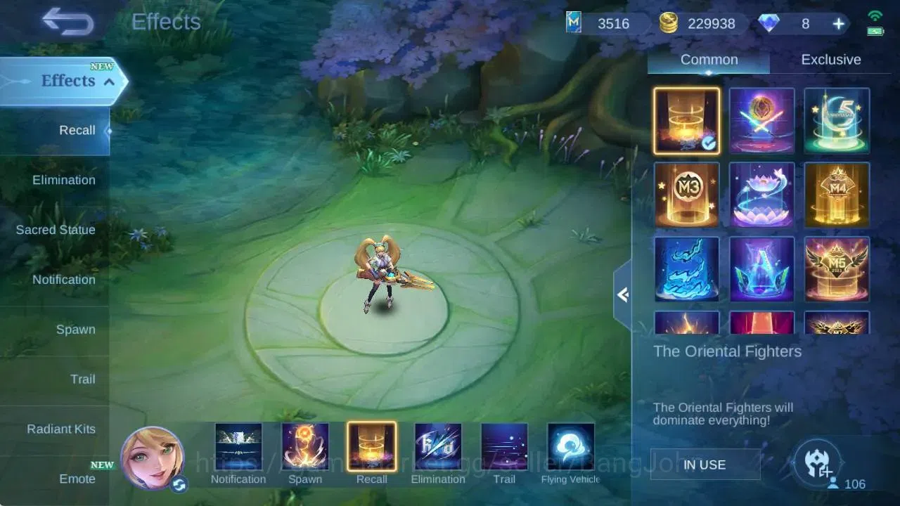 Mobile Legends: Bang Bang Accounts Global|Hero 106|Skin 219|Renowned|CC Natalia|KOF K image 6