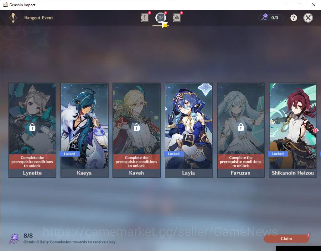 Genshin Impact Accounts Asia|AR56|10 Limited+3(*5WEP)|Hutao+Sign,Furina,Ra image 12
