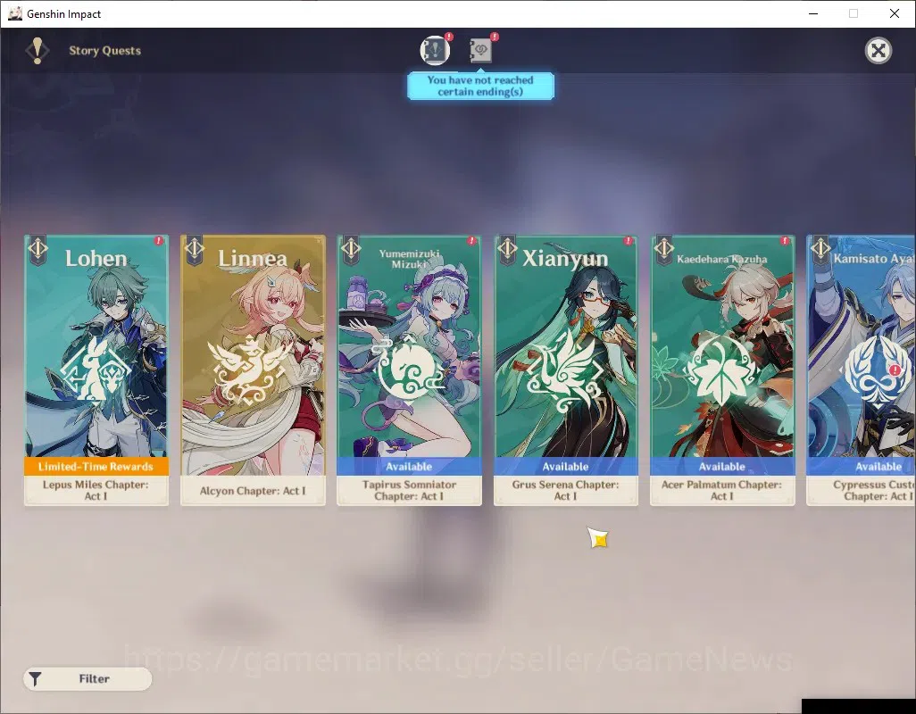 Genshin Impact Accounts ASIA|AR 45 Can Ascend|2 Limited + 3 (*5Standard)|N image 13