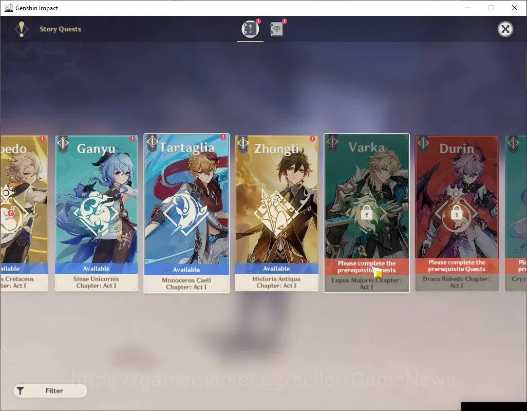 Genshin Impact Accounts ASIA|AR 45 Can Ascend|2 Limited + 3 (*5Standard)|N image 14