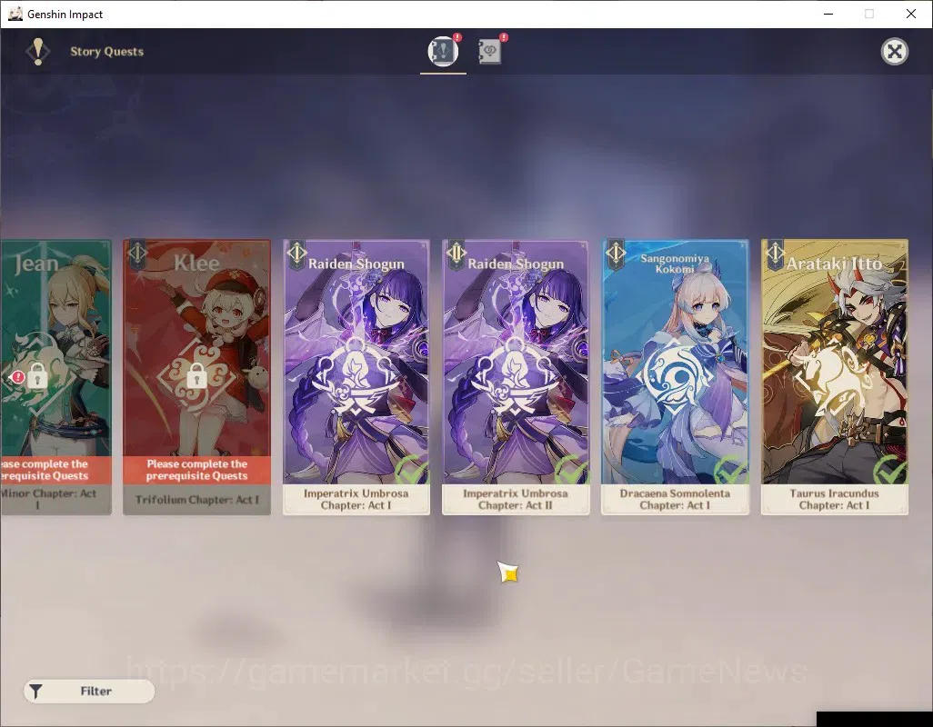 Genshin Impact Accounts ASIA|AR 45 Can Ascend|2 Limited + 3 (*5Standard)|N image 15