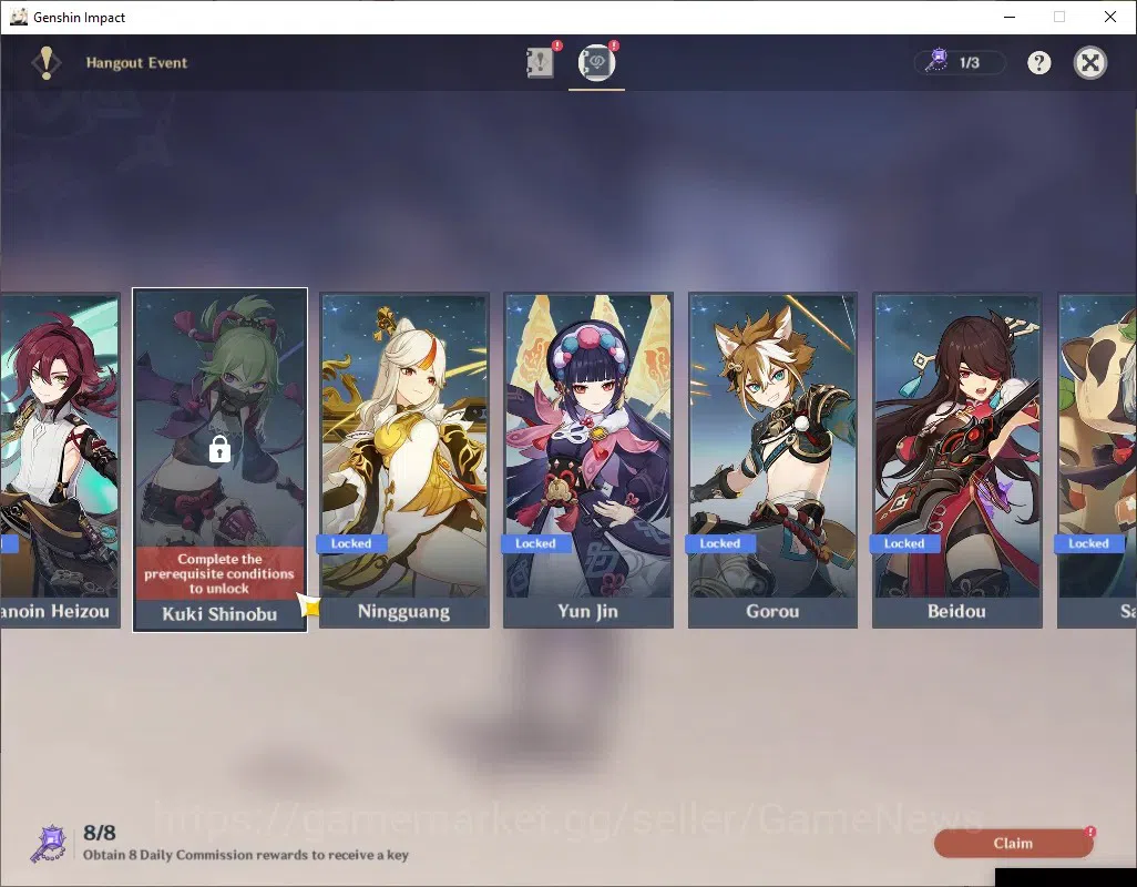 Genshin Impact Accounts ASIA|AR 45 Can Ascend|2 Limited + 3 (*5Standard)|N image 16