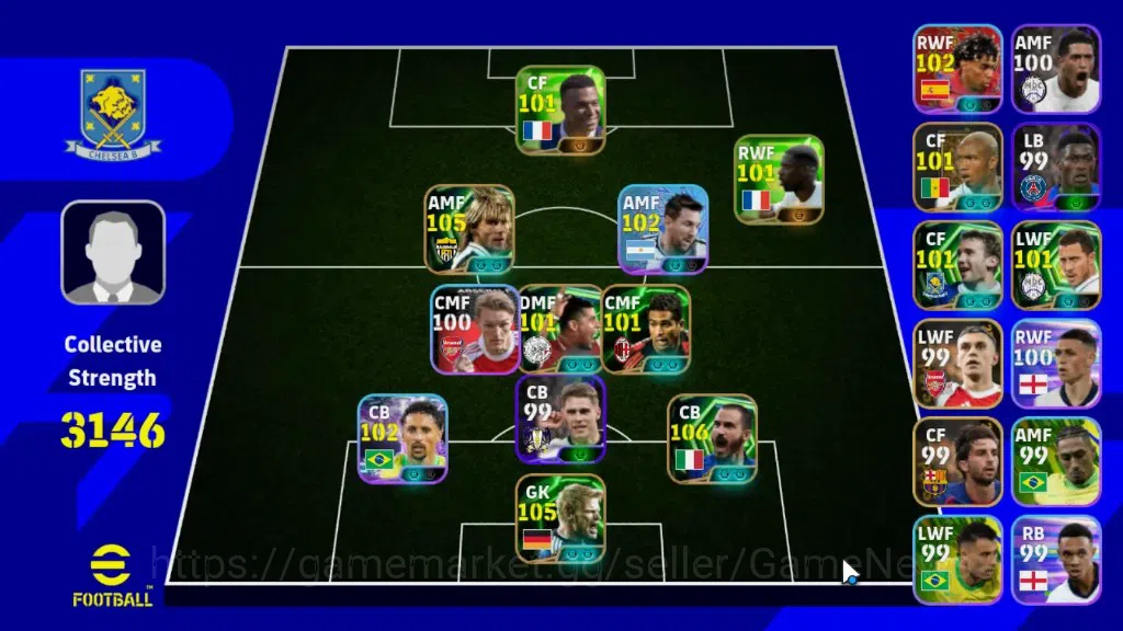 eFootball Accounts Legends & Iconic Players Android|9 Epic Leonardo Bonucci,Pavel Nedved,Oliver Kahn,Frank 1