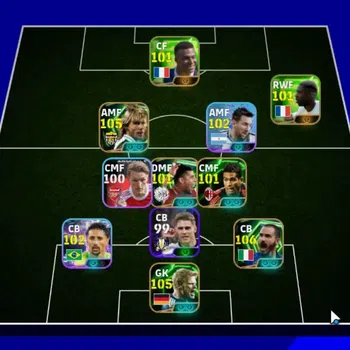 eFootball Accounts Legends & Iconic Players Android|9 Epic Leonardo Bonucci,Pavel Nedved,Oliver Kahn,Frank