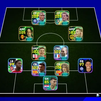 eFootball Accounts Mid-Tier Android|Power 3149|9 Epic Carles Puyol,Francesco Totti,Eric Cantona,Marco Reus,D.Forlan,Samuel