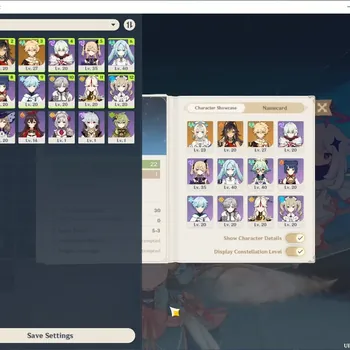 Genshin Impact Accounts Starter Asia|AR 22| 1 Limited (Vesna) + 1 Standard (Dehya) | All Unset | Low Main Quest & Map