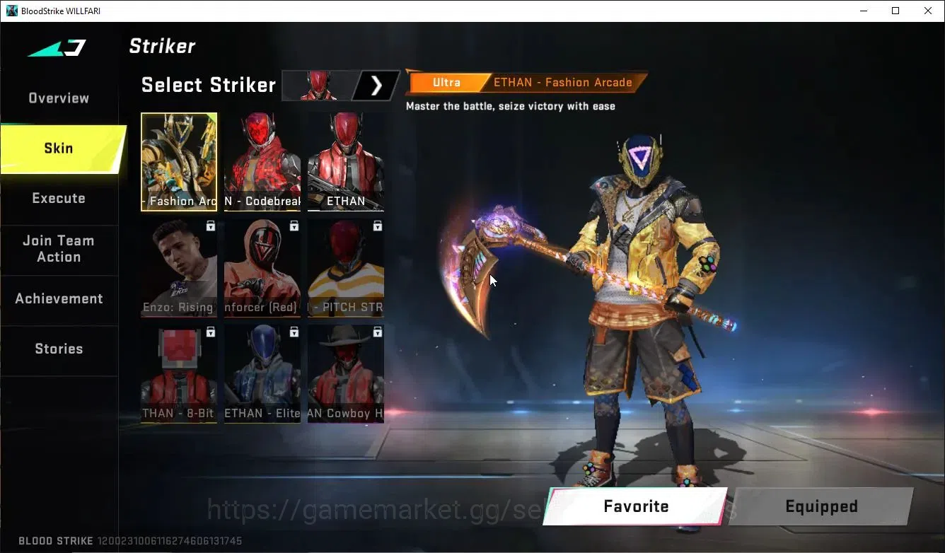 Blood Strike Accounts ASIA|MELEE Scythe-SandStorm,7 ULTRA [Ethan,Ran,Kra image 3