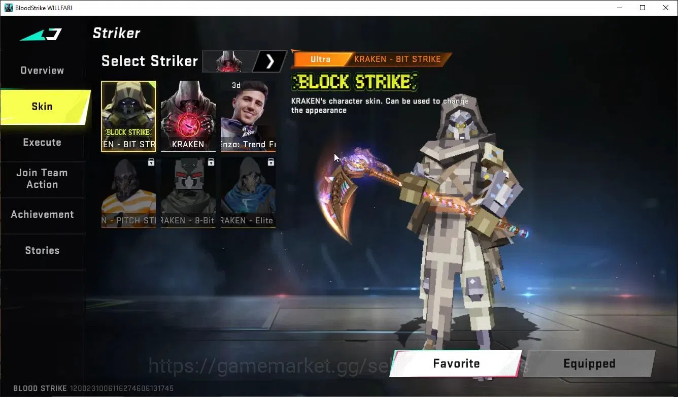 Blood Strike Accounts ASIA|MELEE Scythe-SandStorm,7 ULTRA [Ethan,Ran,Kra image 4