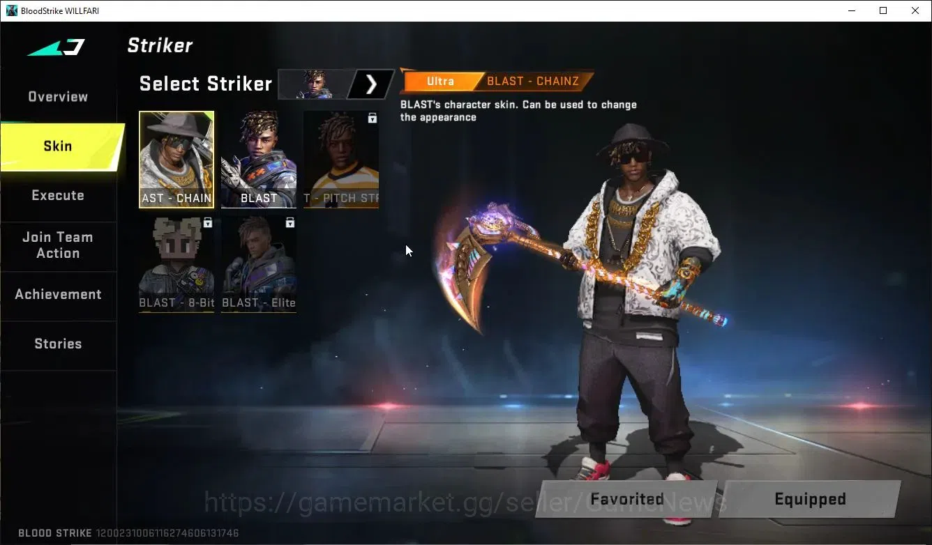 Blood Strike Accounts ASIA|MELEE Scythe-SandStorm,7 ULTRA [Ethan,Ran,Kra image 6