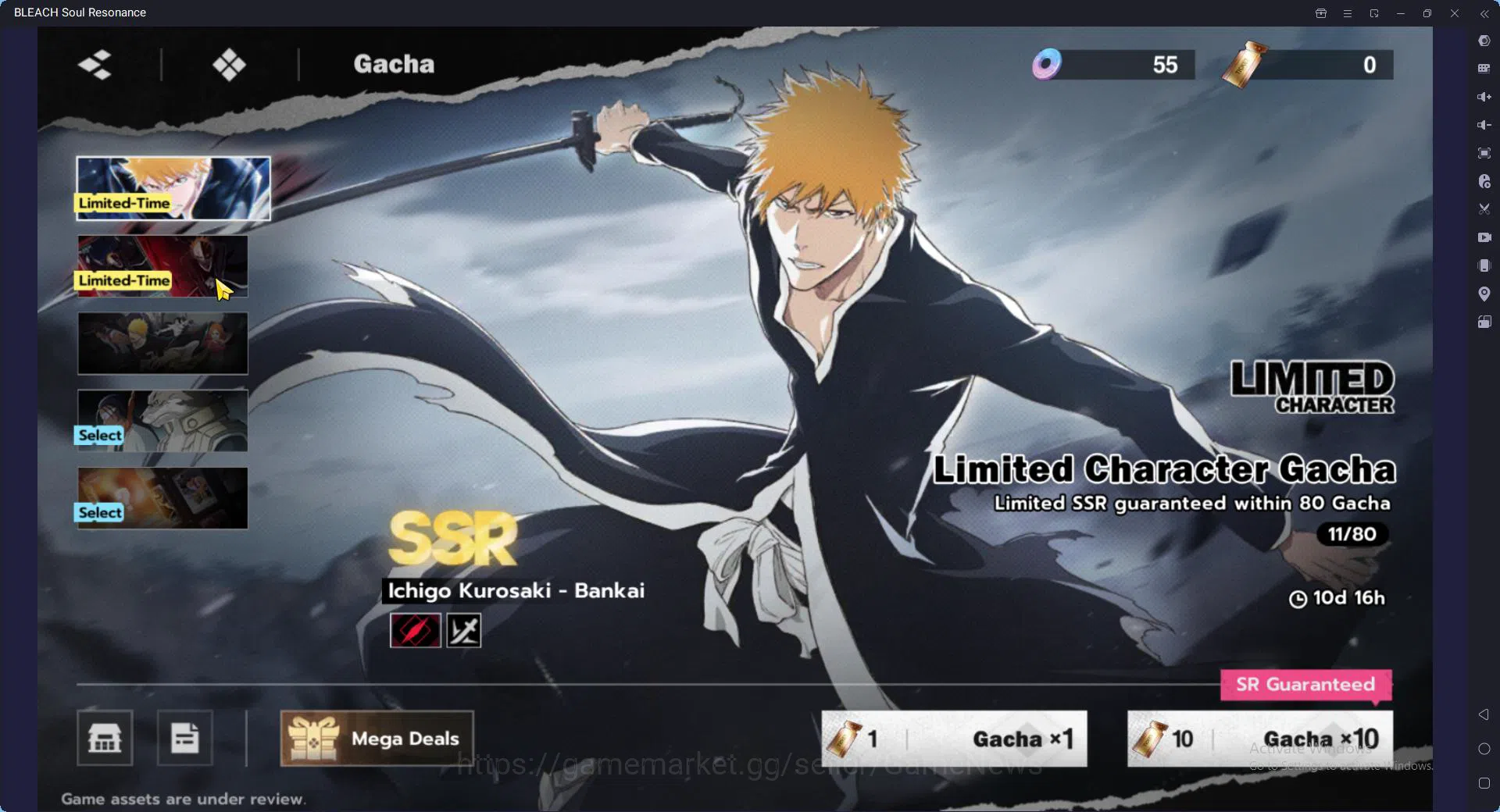 BLEACH: Soul Resonance Accounts [Nuverse SEA Server]Lv 15|Ch.3|2 SSR(Ichigo Bankai image 10