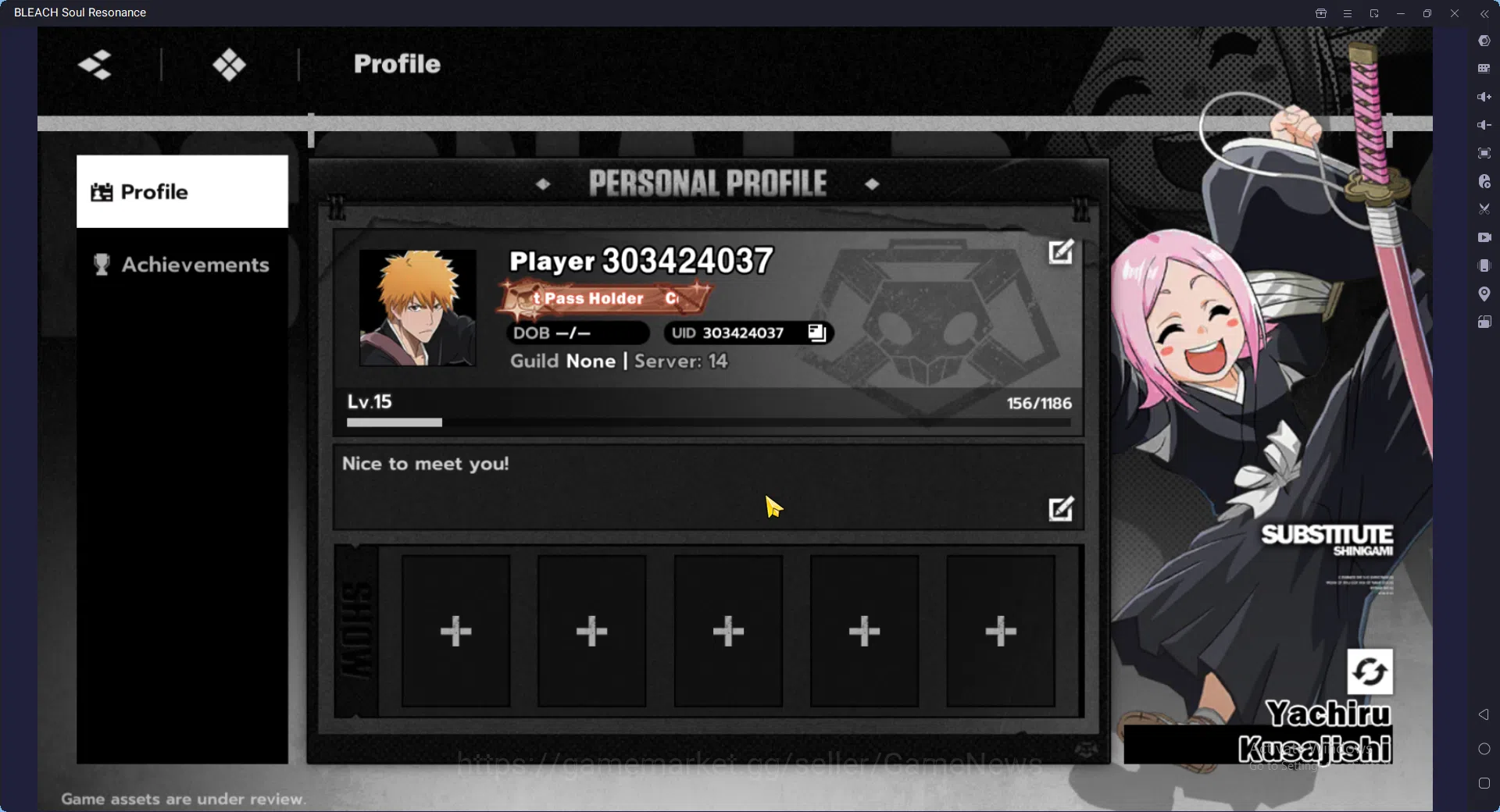 BLEACH: Soul Resonance Accounts [Nuverse SEA Server]Lv 15|Ch.3|2 SSR(Ichigo Bankai image 11