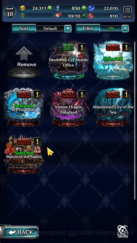 Last Cloudia Accounts Low-End Global Rank 10|TopTierUnits (SM Sera, Knight OG Mauna, G Ilaha)|1 LR 5 SSR Ark|Story Challenge 2