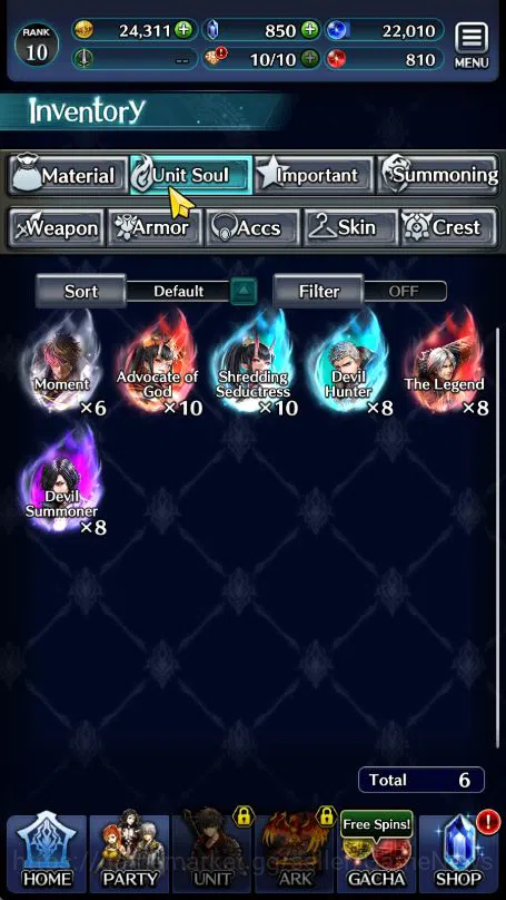 Last Cloudia Accounts Low-End Global Rank 10|TopTierUnits (SM Sera, Knight OG Mauna, G Ilaha)|1 LR 5 SSR Ark|Story Challenge 9