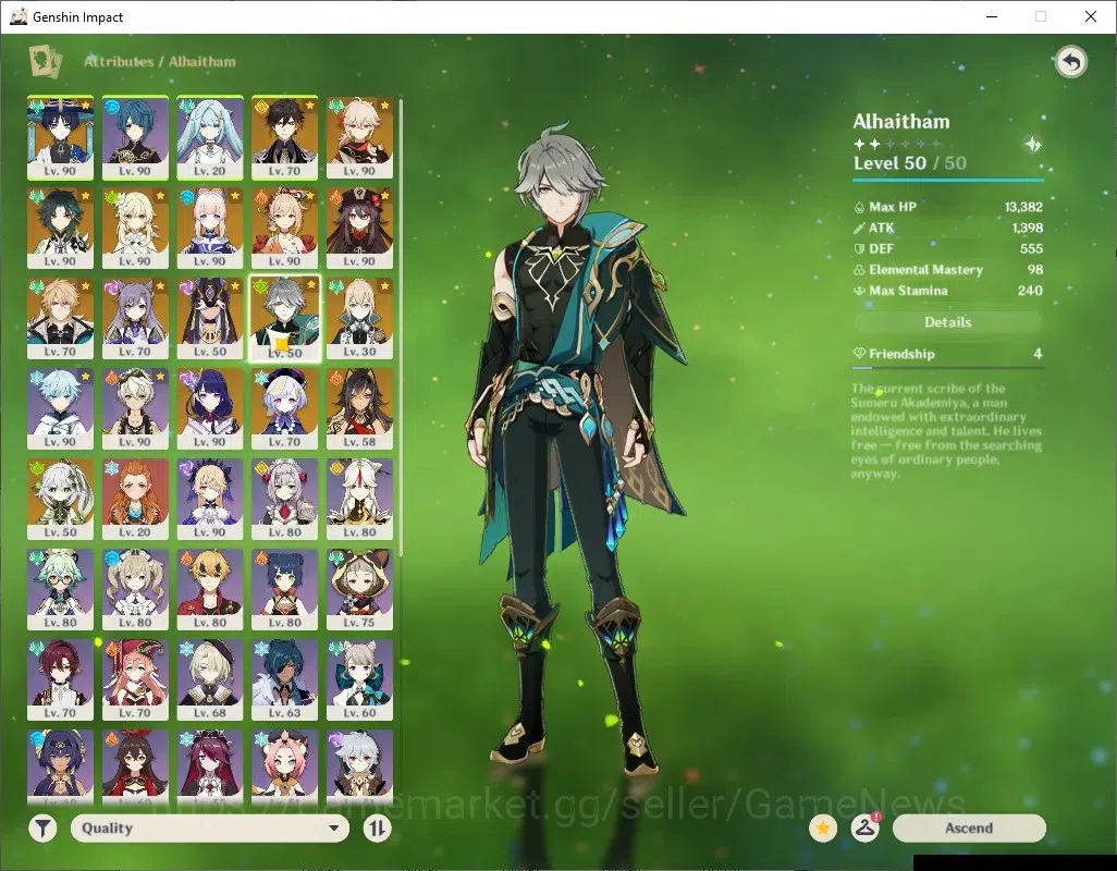 Genshin Impact Accounts ASIA|AR 57|11 Limited+6(*5Wep)|(Hu Tao,Xiao)+Sign, image 12