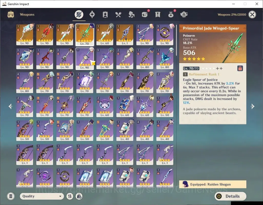 Genshin Impact Accounts ASIA|AR 57|11 Limited+6(*5Wep)|(Hu Tao,Xiao)+Sign, image 18
