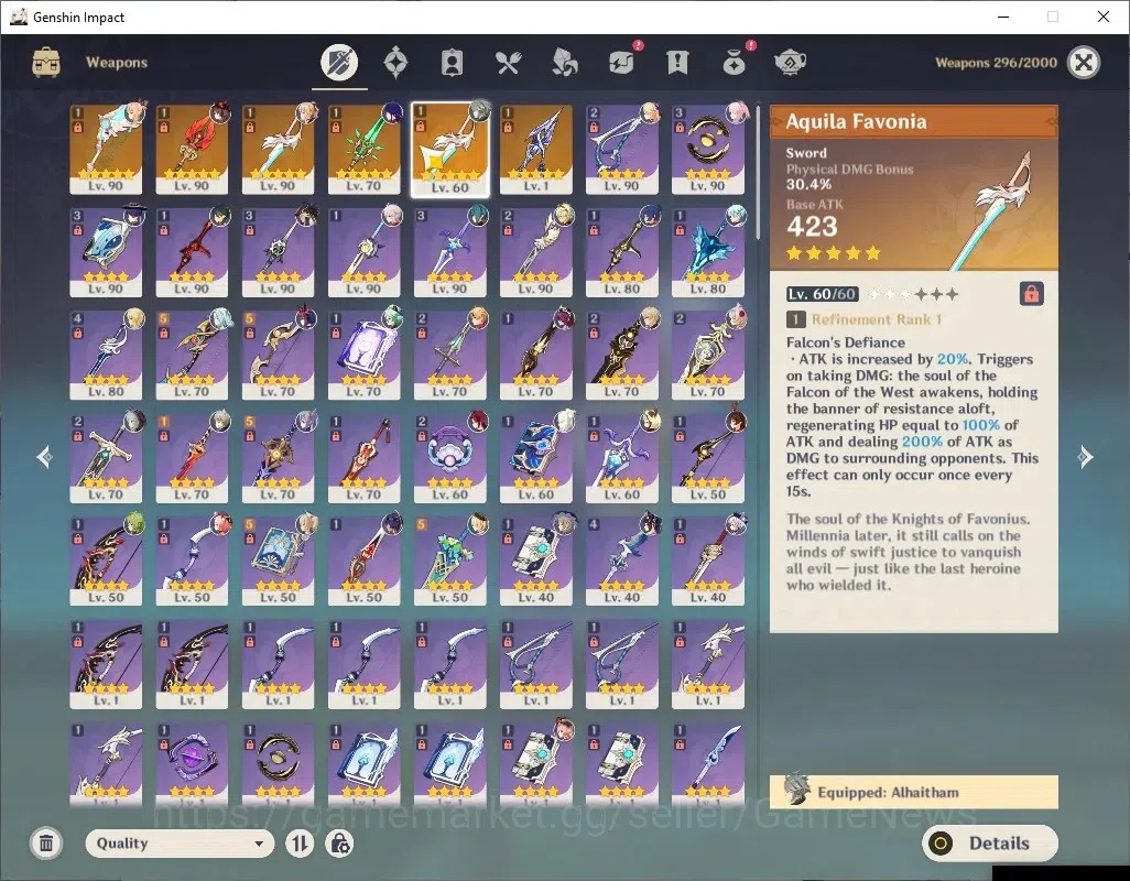 Genshin Impact Accounts ASIA|AR 57|11 Limited+6(*5Wep)|(Hu Tao,Xiao)+Sign, image 19