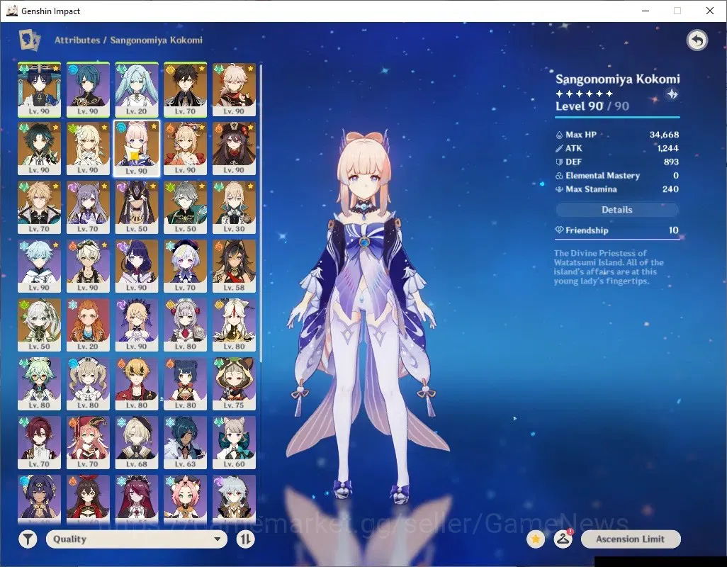 Genshin Impact Accounts ASIA|AR 57|11 Limited+6(*5Wep)|(Hu Tao,Xiao)+Sign, image 7