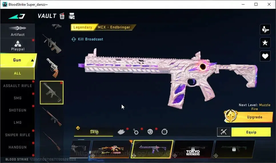 Blood Strike Accounts ASIA|ULTRA UMP45-Oni Piercer Lv2|Collab BLEACH Bya image 7